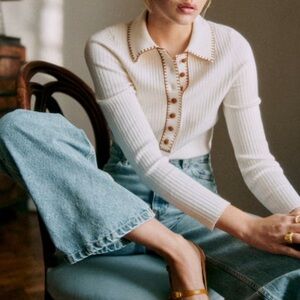 SEZANE Arielle Jumper In Ecru